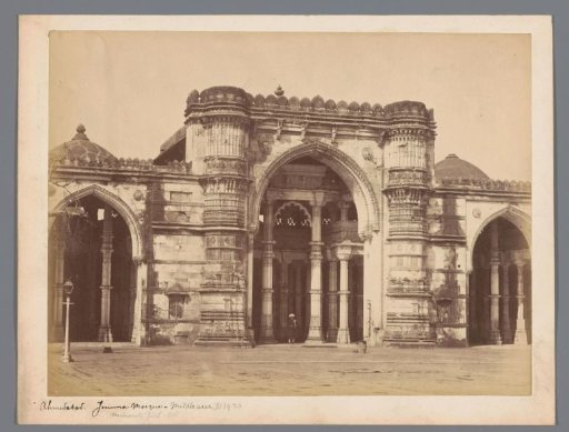 Exterior of the Jama mosque in Ahmedebad, Gujarat, India
