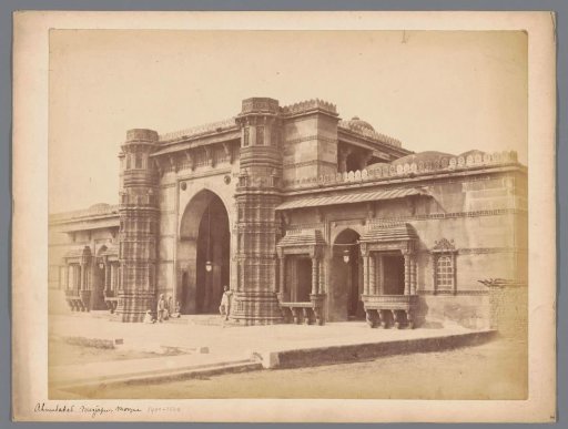 Exterior of the Rani Rupmati mosque in Ahmedebad, Gujarat, India
