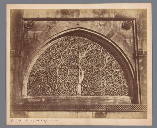 Decorated window in Ahmedebad, Gujarat, India