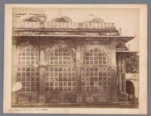 Detail of Shah-e-Alam Roza in Ahmedabad, Gujarat, India