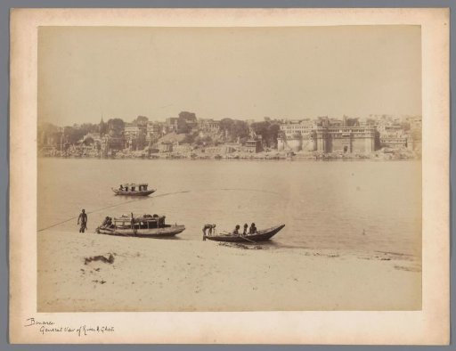 View of the banks of the Ganga in Varanasi, Uttar Pradesh, India