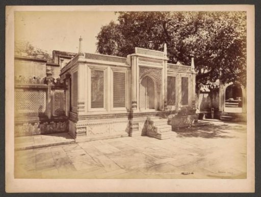 Tomb of Mirza Jahangir in the Hazrat Nizamuddin Dargah at Delhi, India