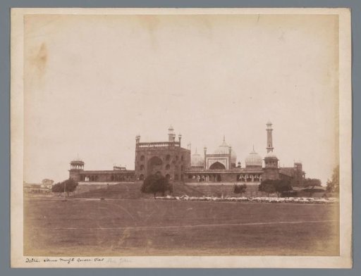 View of the Jama Masjid in Delhi, India