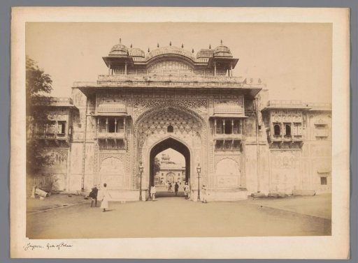 Palace portal in Jaipur, Rajasthan, India