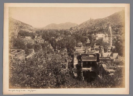 View of Amer, near Jaipur, Rajasthan, India