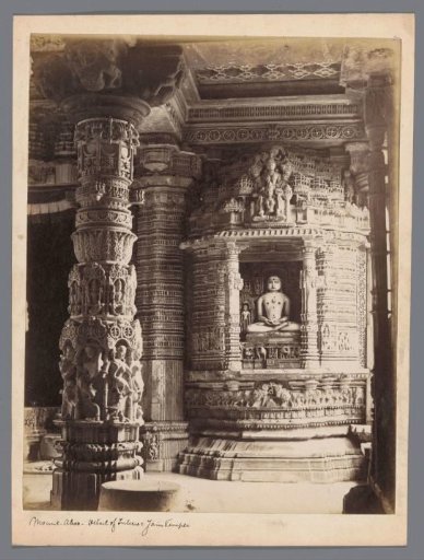 Interior of the Vimala Vasahi Jain temple, Mount Abu, Rajasthan, India