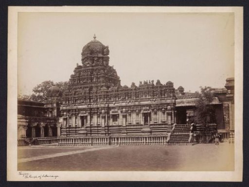 Brihadisvara temple at Thanjavur, Tamil Nadu, India