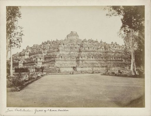 Borobudur, viewed from the northwest