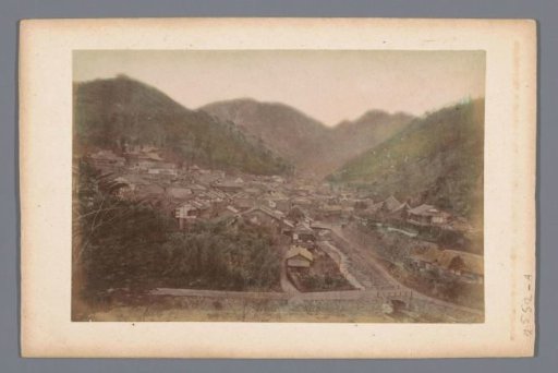 Village view in the mountains in Japan