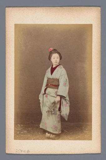 Portrait of an unknown Japanese woman