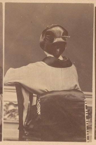 Unknown Japanese woman seen from behind
