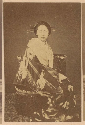Portrait of an unknown Japanese woman