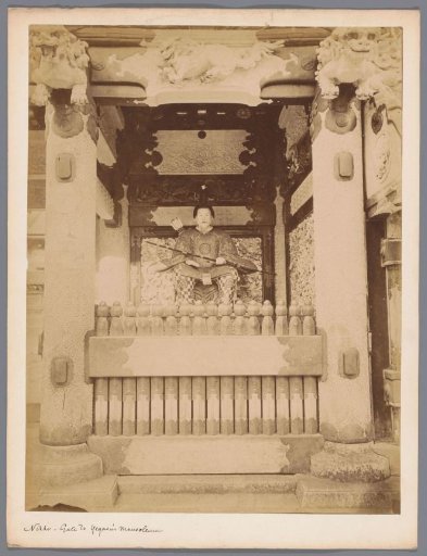 Temple guardian at the Yōmeimon of the Nikkō Tōshō-gū