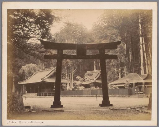 Torii at a Shinto temple in Nikko