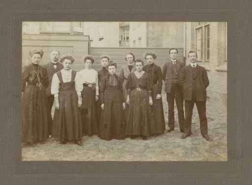 School photograph of a class with older girls