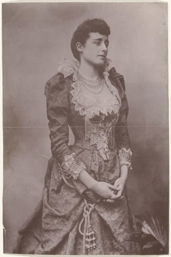 Portrait of a woman in a luxurious costume