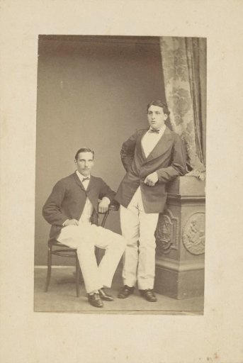 Portrait of Willem Hendrik van Braam and an unknown man