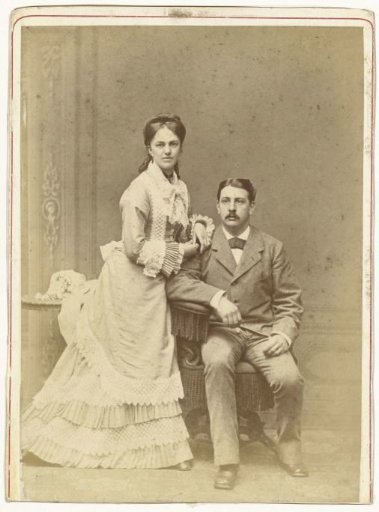 Portrait of Willem Hendrik van Braam and Josine Marie Christine Grenfell