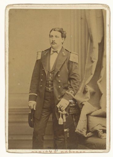 Portrait of Willem Hendrik van Braam in uniform