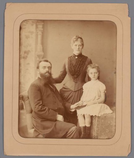 Portrait of Fritz, Alice and Emmy Orsbach