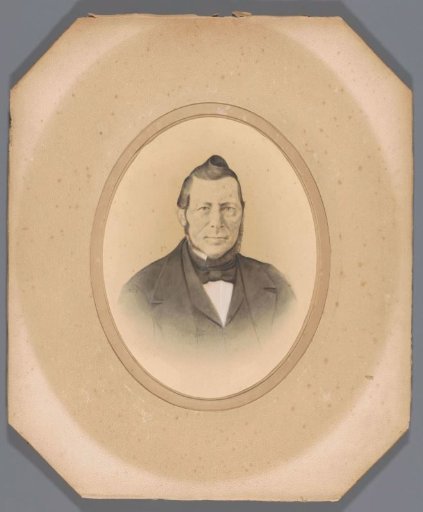 Portrait of an unknown man with bow tie