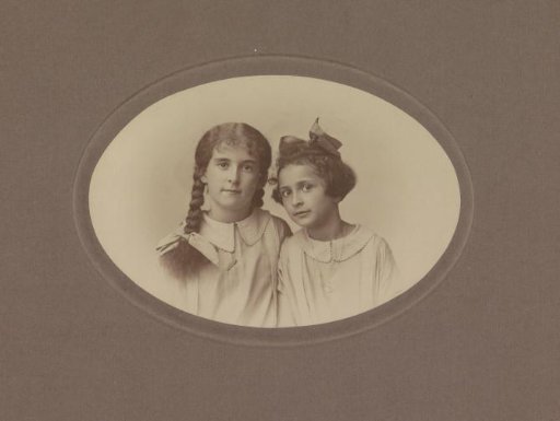 Portrait of two girls
