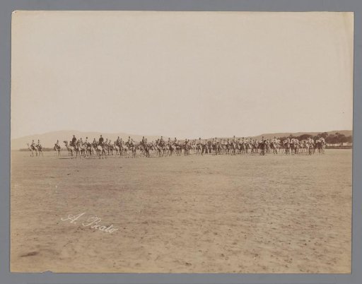 Soldiers of the Camel Corps during the Mahdi uprising in Sudan