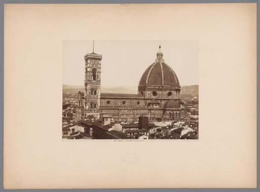 View of the cathedral of Florence, Italy