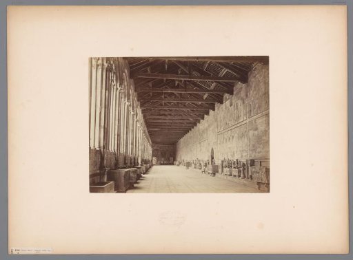 Gallery in the Camposanto in Pisa, Italy