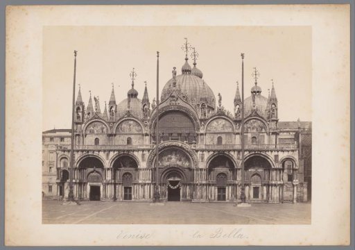 Exterior of St Mark's in Venice, Italy