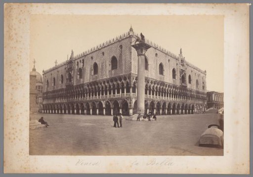 Exterior of the Doge's Palace in Venice, Italy