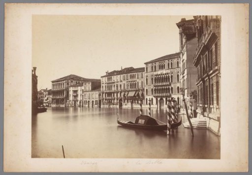 View of the Grand Canal from the Palazzo Grimani in Venice, Italy
