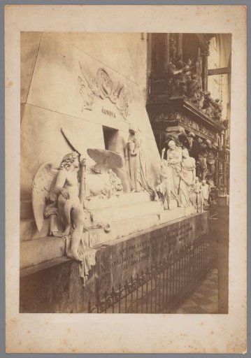 Tomb monument for Antonio Canova in Venice, Italy