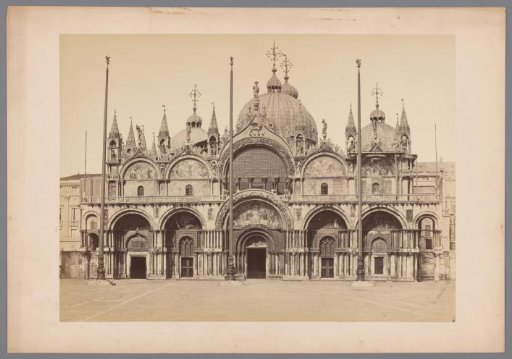 Exterior of St Mark's in Venice, Italy