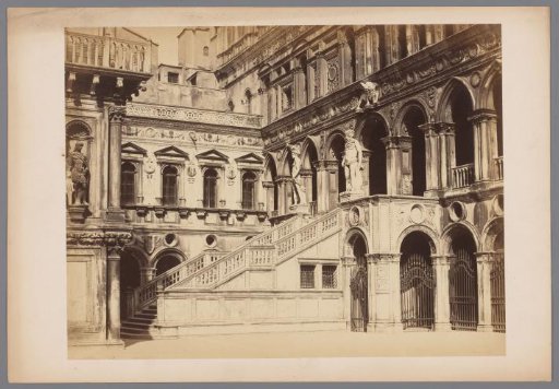 Scala dei Giganti in the courtyard of the Doge's Palace in Venice, Italy