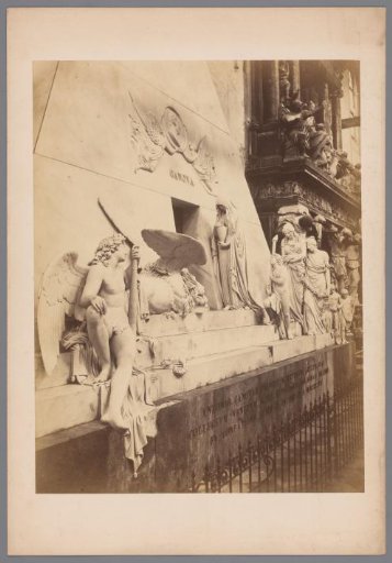 Tomb monument for Antonio Canova in Venice, Italy