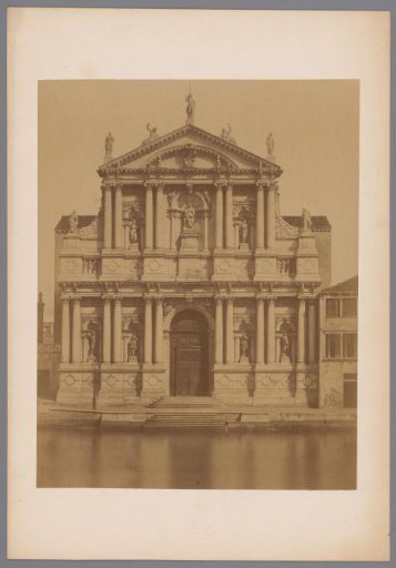 Facade of the Santa Maria di Nazareth in Venice, Italy