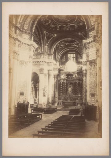 Interior of the church of Santa Maria Assunta in Venice, Italy
