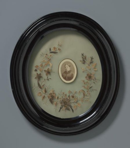 Portrait of an Unknown Woman with Floral Decoration