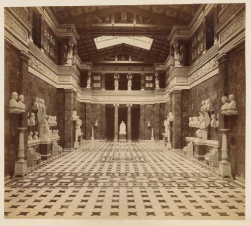 Interior of the Walhalla at Donaustauf