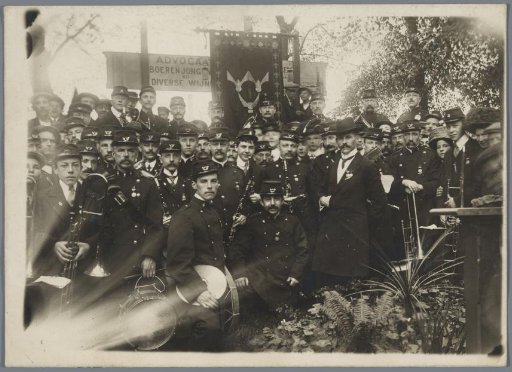 Group photograph of the Amsterdam Post Harmonie
