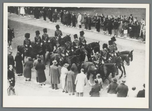 Corps of Mounted Artillery during a parade