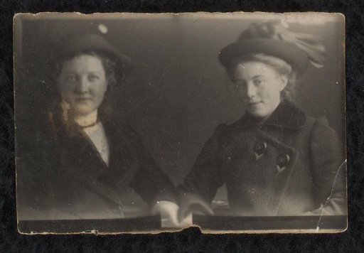 Portrait of Two Unknown Young Women