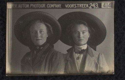 Portrait of Two Unknown Young Women