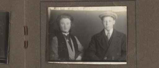 Portrait of an unknown young man and woman