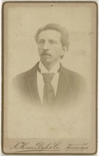 Studio Portrait of a Man with a Necktie, Bust