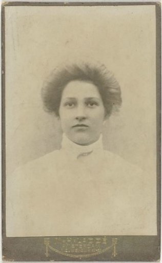 Studio Portrait of a Woman, Bust