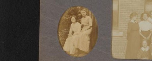 Two Young Women in a Garden, Left: Wiesje Merkus