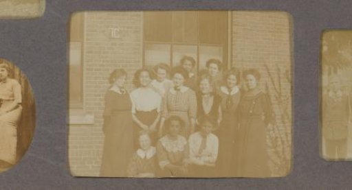 Group Portrait of Twelve Young Women, Center: Wiesje Merkus