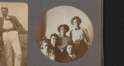 Group Portrait with Jenny and Theo Wichers, Jan and Pauline van den Bussche, and a Young Woman, Designated as Gretha